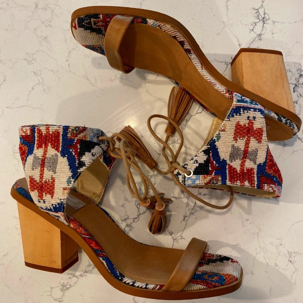 Band of Gypsies Margarita Open Toe Heel Sandals